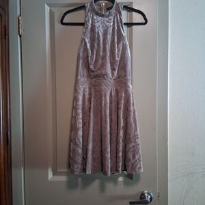 City Studio Pink Patterned Dress